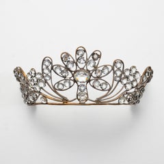 Bridal Tiara, Paste Diamonds, Regency Era