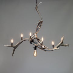 Bridal Veil Falls Elk Antler Chandelier by The Peak Antler