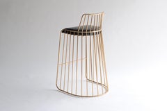 Tabouret de comptoir avec dossier Bride's Veil par Phase Design