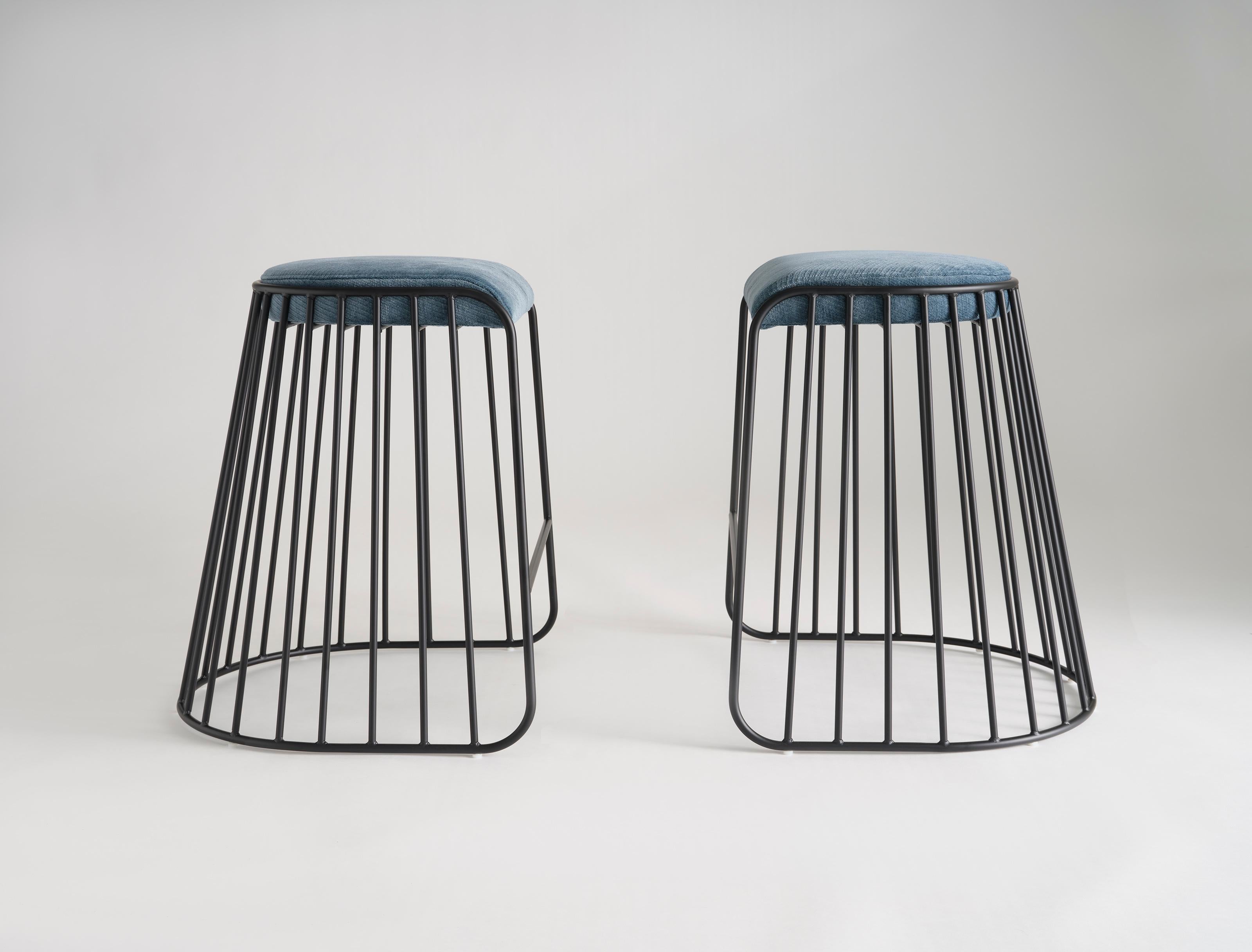 American Bride’s Veil Counter Stool by Phase Design For Sale