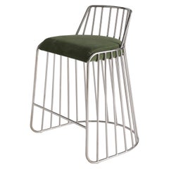 Bride’s Veil Counter Stool With Back by Phase Design