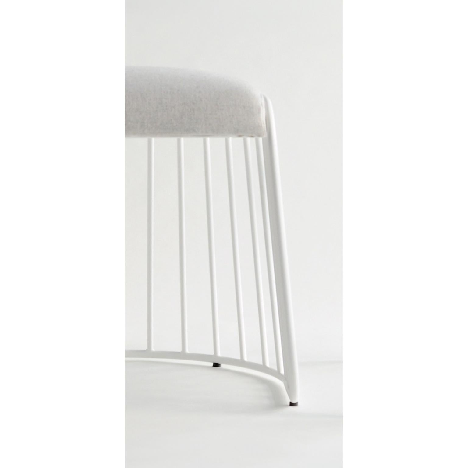 American Bride’s Veil Low Stool by Phase Design For Sale