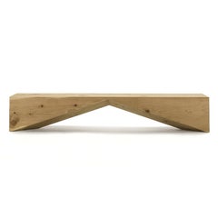Bridge, Panchina in cedro da 47 pollici, disegnata da C.R.& S., Made in Italy