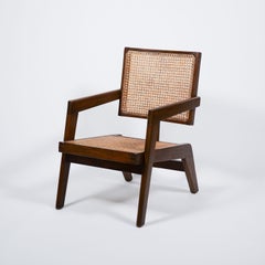 Bridge Armchair by Pierre Jeanneret for Chandigarh, India, Circa 1960