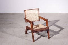 Bridge Armchair by Pierre Jeanneret for Chandigarh, India, Circa 1960