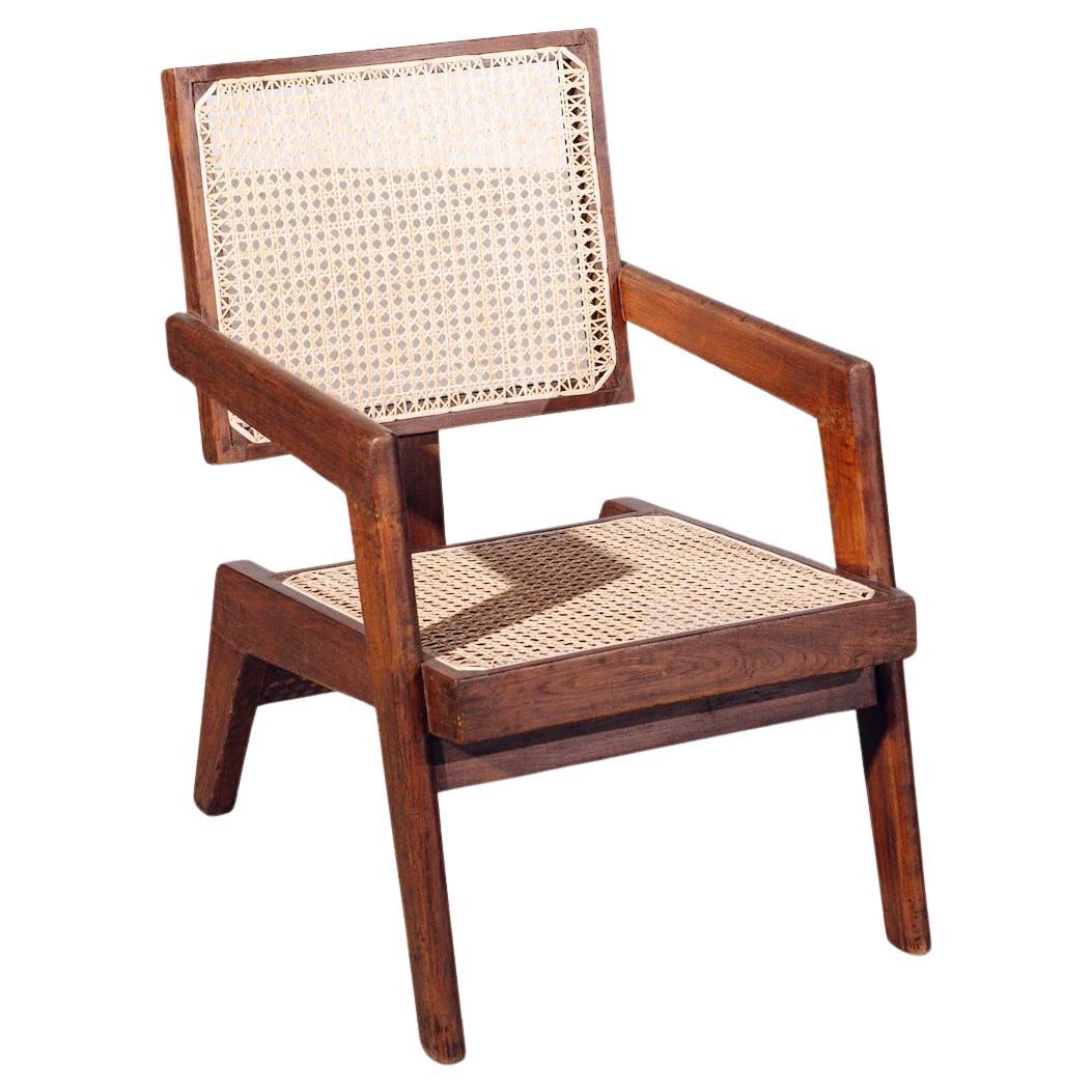 Brückensessel von Pierre Jeanneret für Chandigarh, Indien, CIRCA 1960 im Angebot