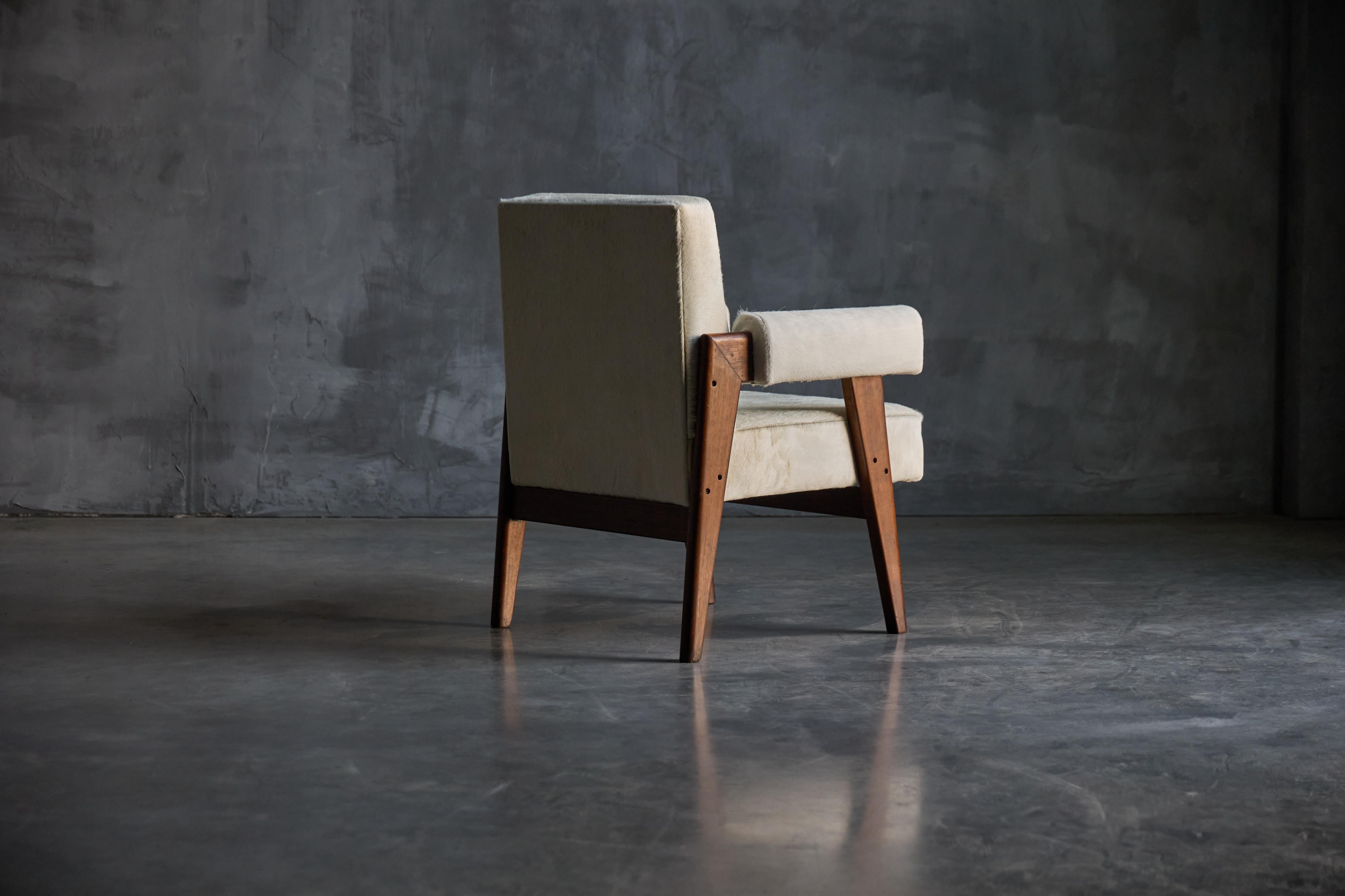 Fauteuil Bridge LC/PJ-SI-41-A de Le Corbusier & Pierre Jeanneret, Inde, 1955 en vente 3
