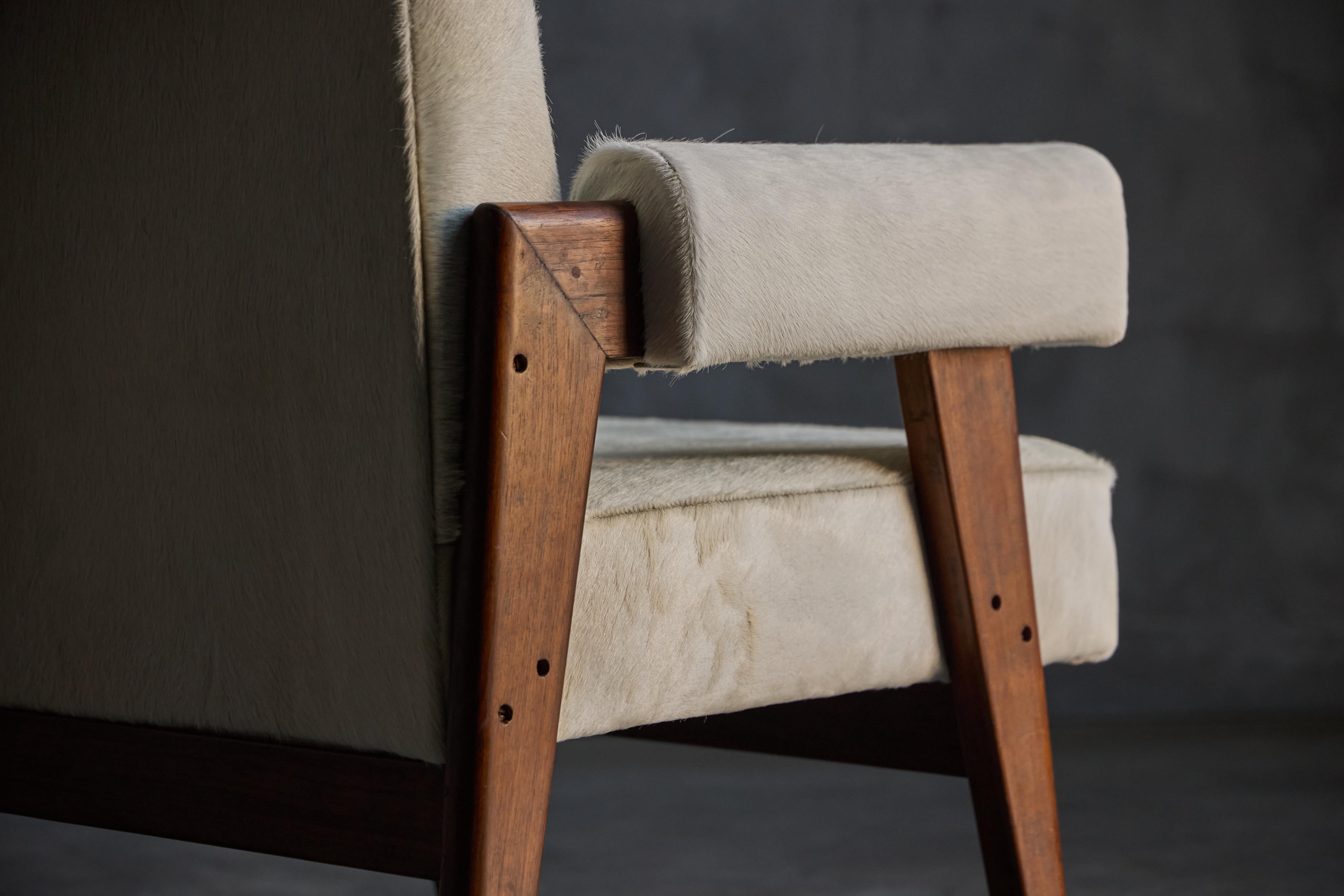 Fauteuil Bridge LC/PJ-SI-41-A de Le Corbusier & Pierre Jeanneret, Inde, 1955 en vente 4