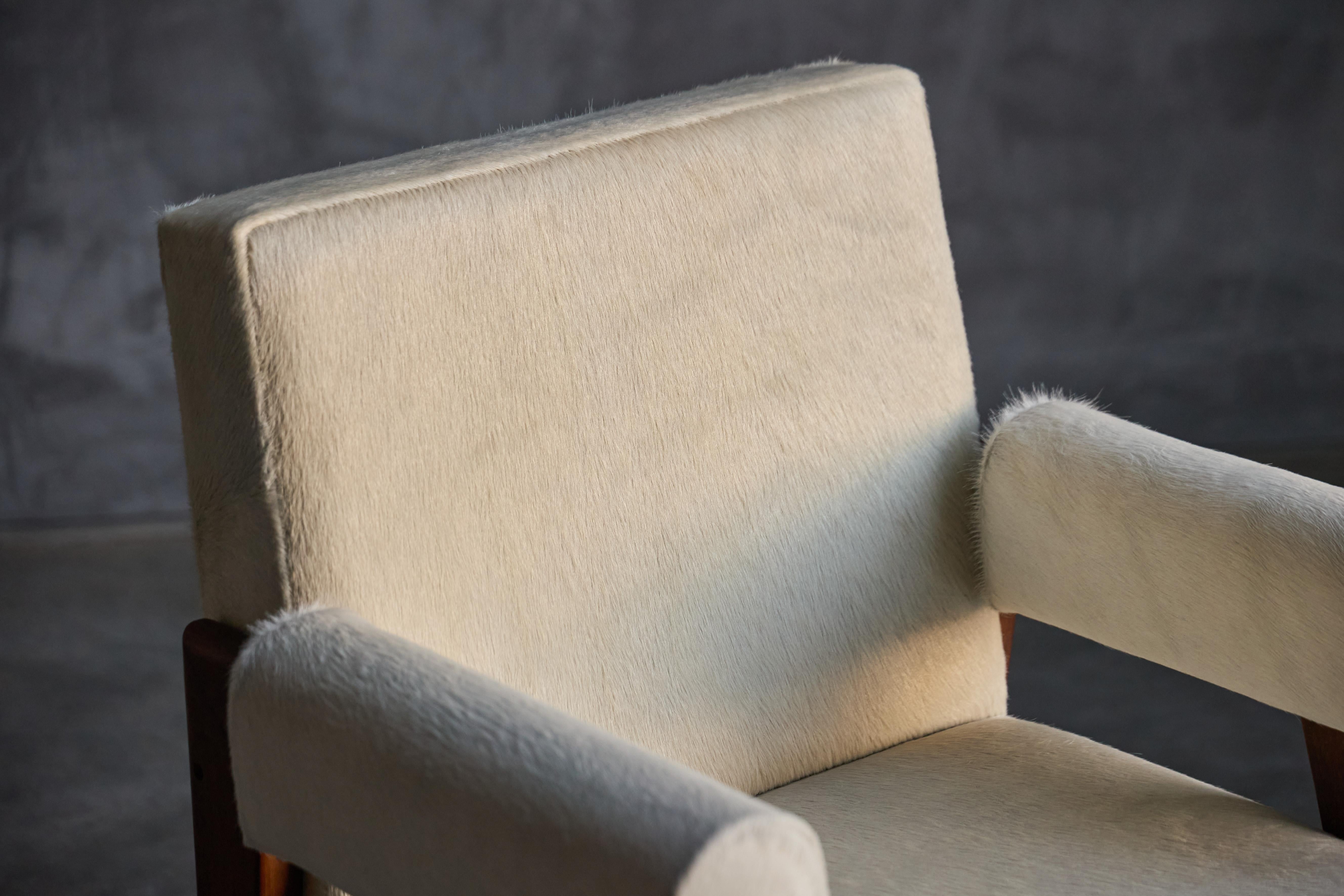 Fauteuil Bridge LC/PJ-SI-41-A de Le Corbusier & Pierre Jeanneret, Inde, 1955 en vente 6