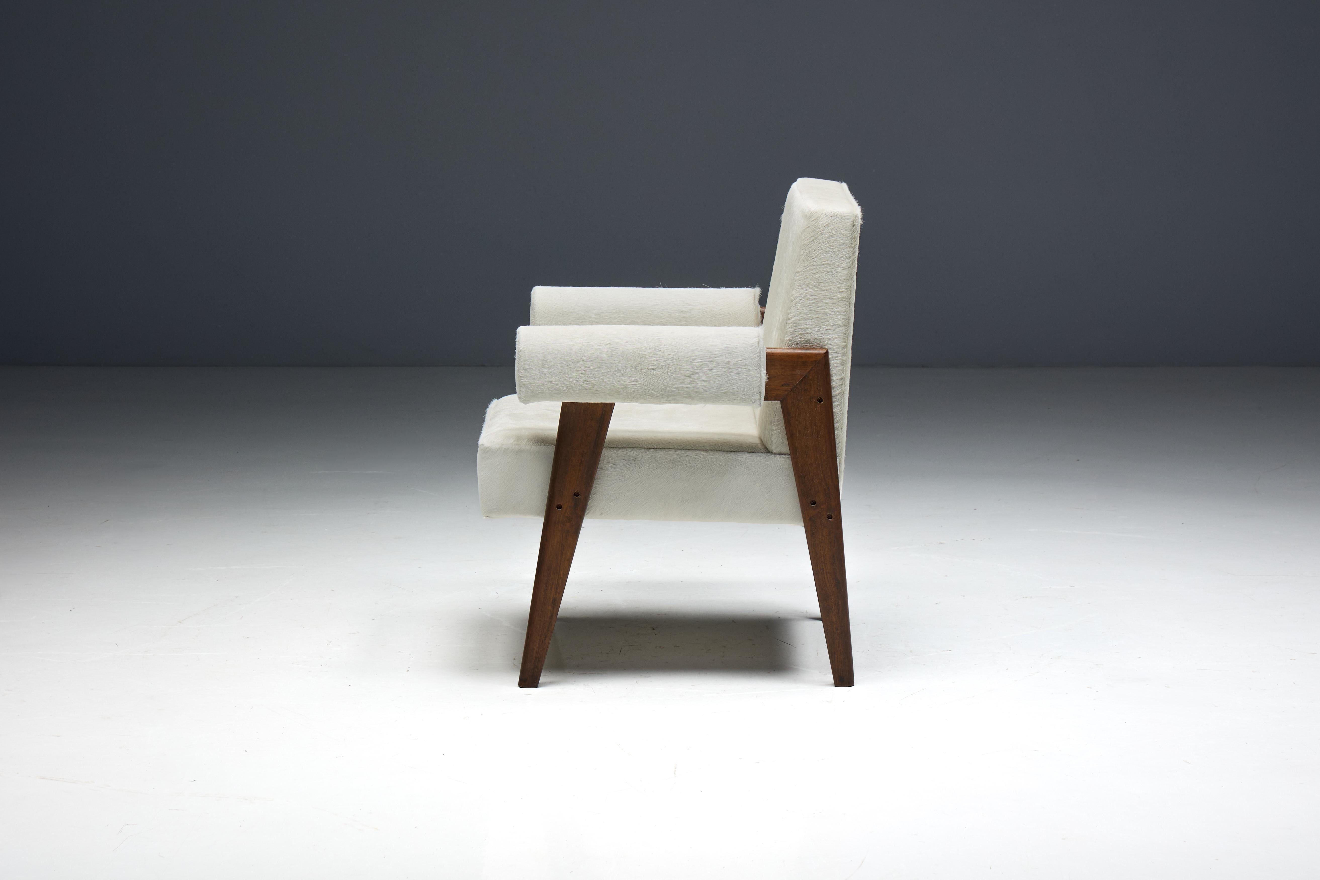 Fauteuil Bridge LC/PJ-SI-41-A de Le Corbusier & Pierre Jeanneret, Inde, 1955 en vente 9