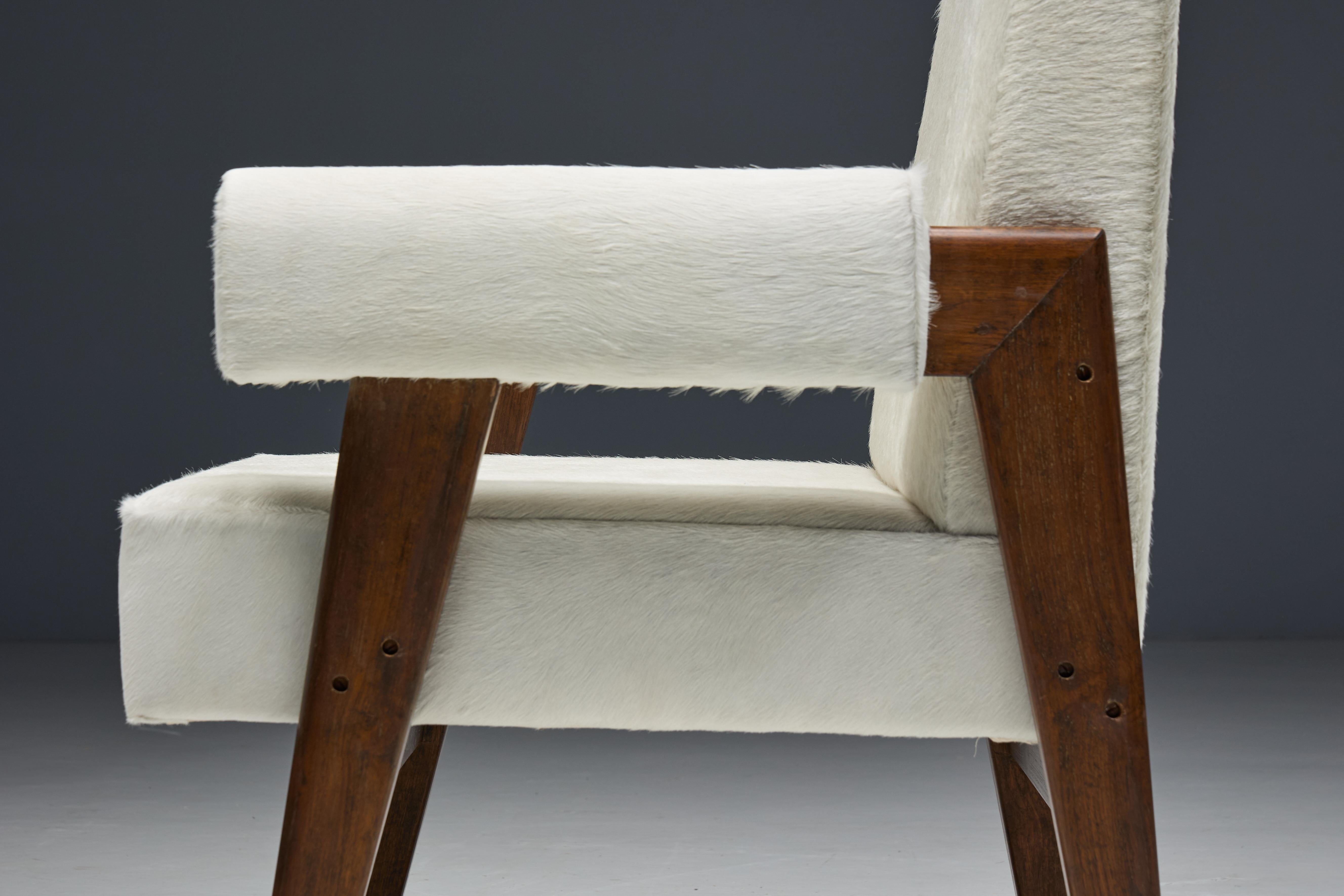 Fauteuil Bridge LC/PJ-SI-41-A de Le Corbusier & Pierre Jeanneret, Inde, 1955 en vente 10