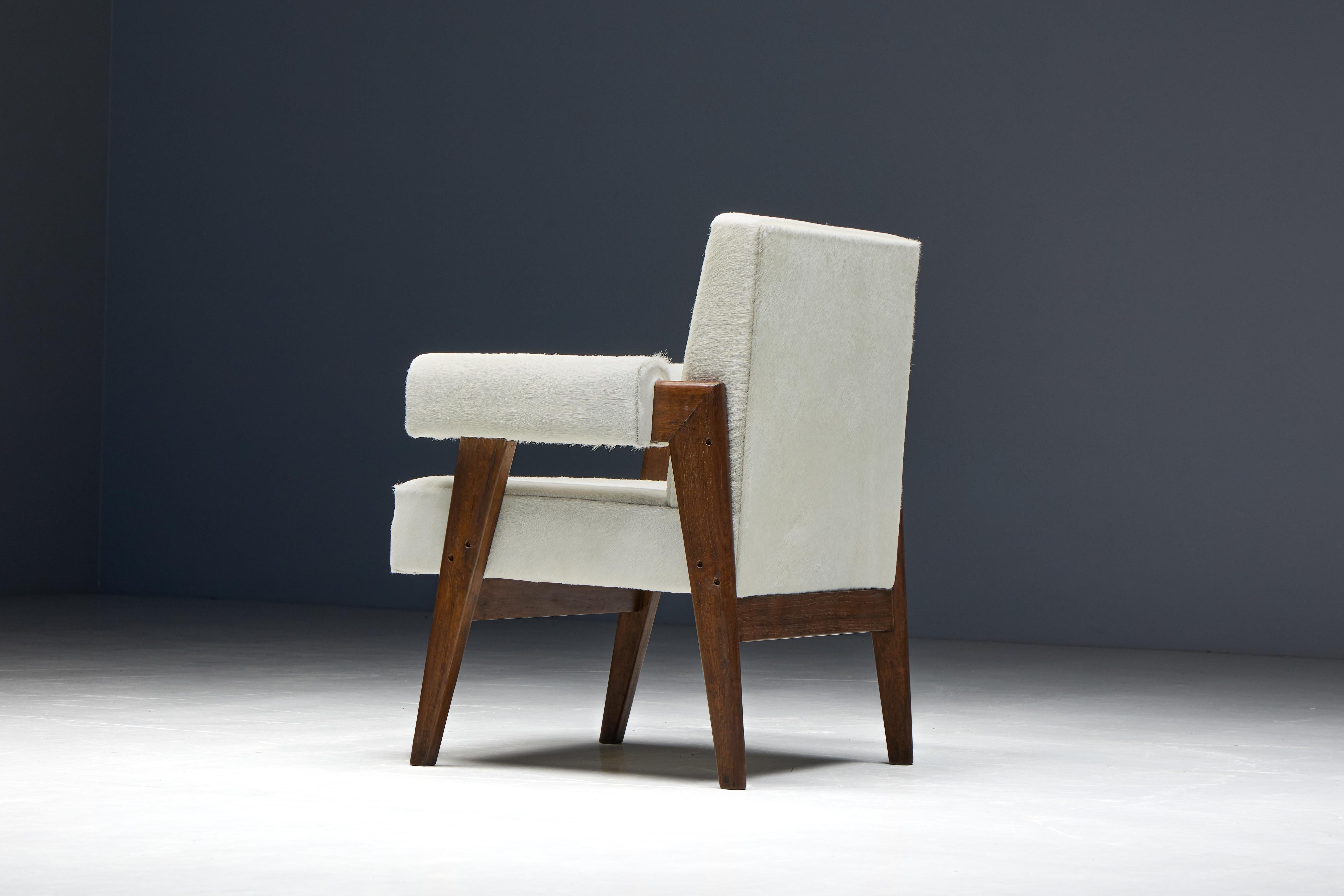 Fauteuil Bridge LC/PJ-SI-41-A de Le Corbusier & Pierre Jeanneret, Inde, 1955 en vente 11