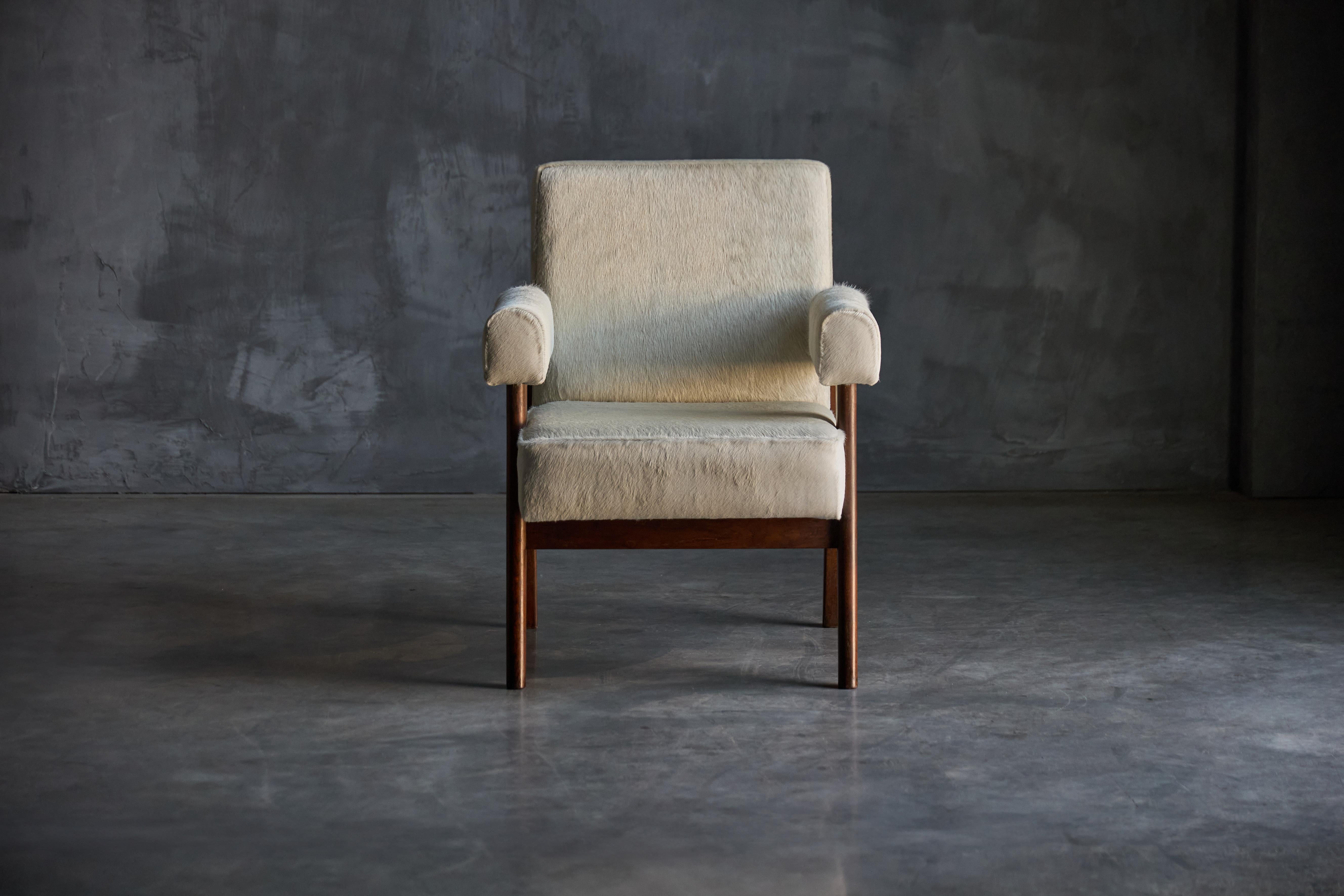 Indien Fauteuil Bridge LC/PJ-SI-41-A de Le Corbusier & Pierre Jeanneret, Inde, 1955 en vente