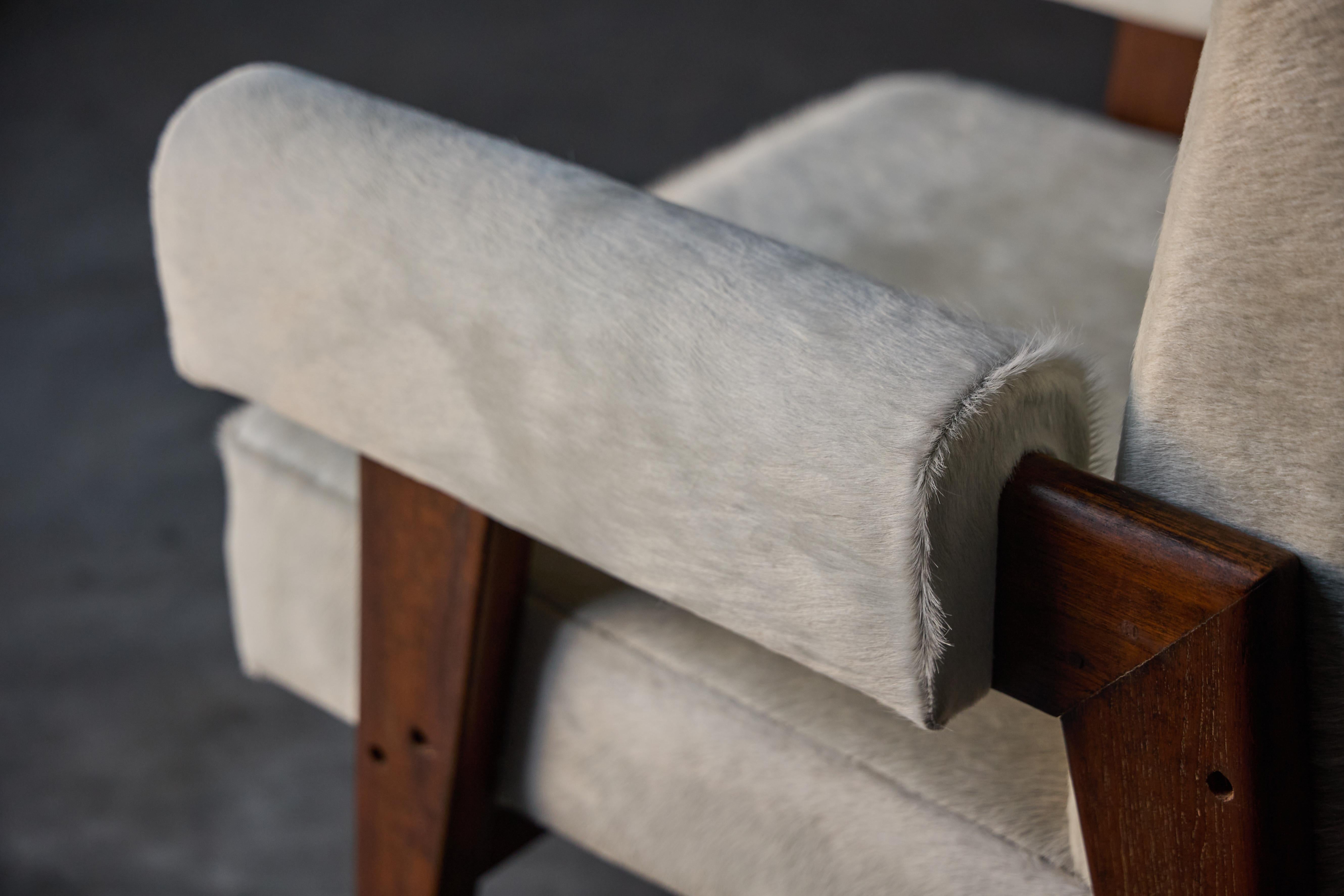 Fauteuil Bridge LC/PJ-SI-41-A de Le Corbusier & Pierre Jeanneret, Inde, 1955 en vente 1