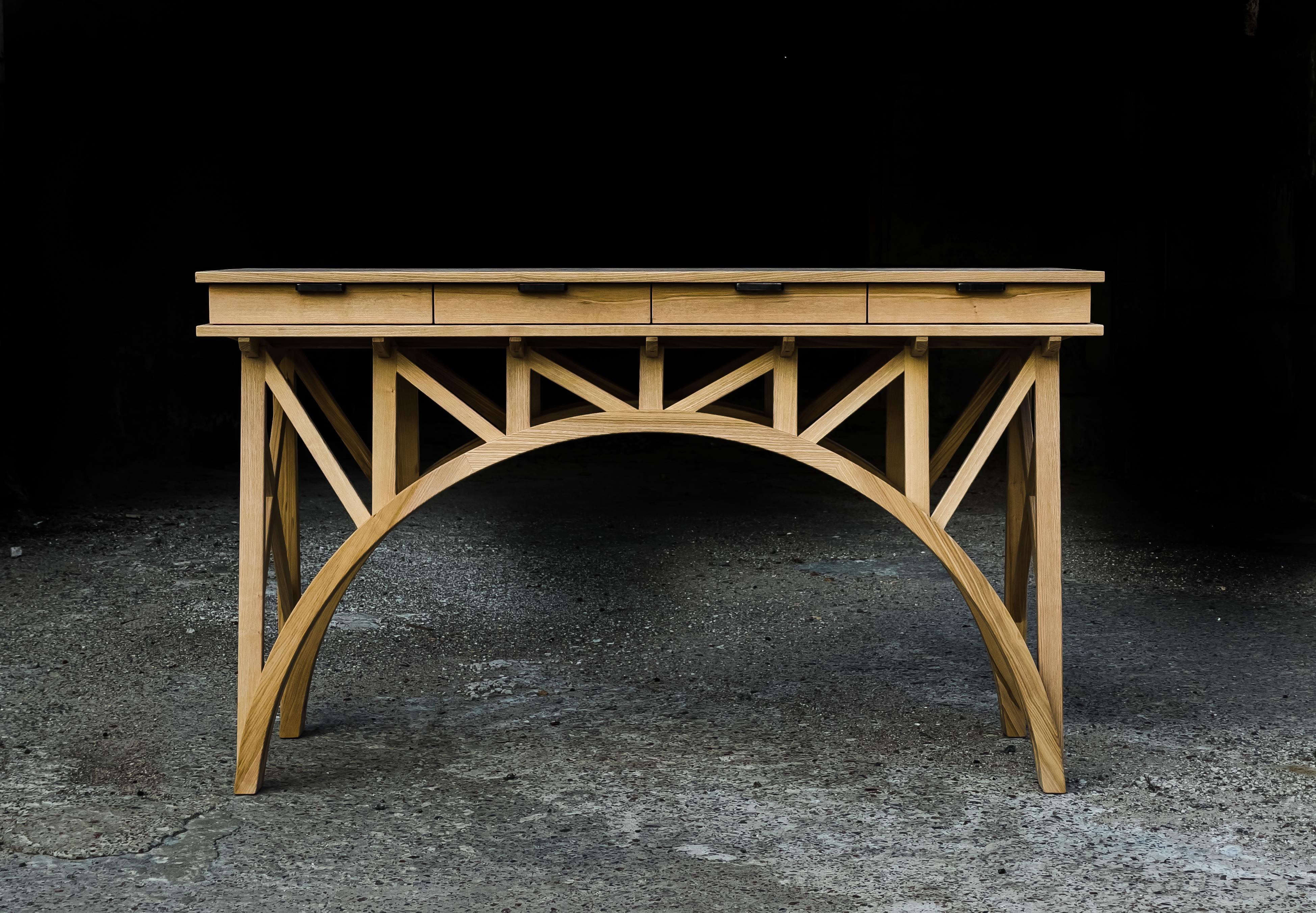 Post-Modern Bridge Console by Twenty Second Factory For Sale