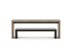 Set Bridge Console made with Oak, Brass and Lacquer, handmade by Stylish Club