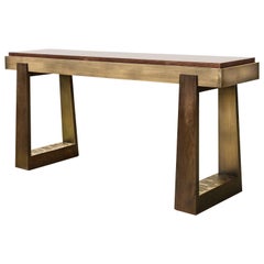 Bridge Console - High Gloss Timber