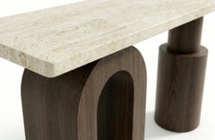 Bridge Console in Smoked Oak by Jane Worthington
