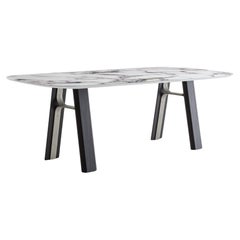 Bridge Glass Dining Table by Morica Design