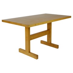 Bridge Leg Table 1970's Geometric/Brutal