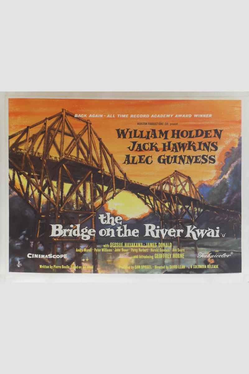 bridge on the river kwai poster