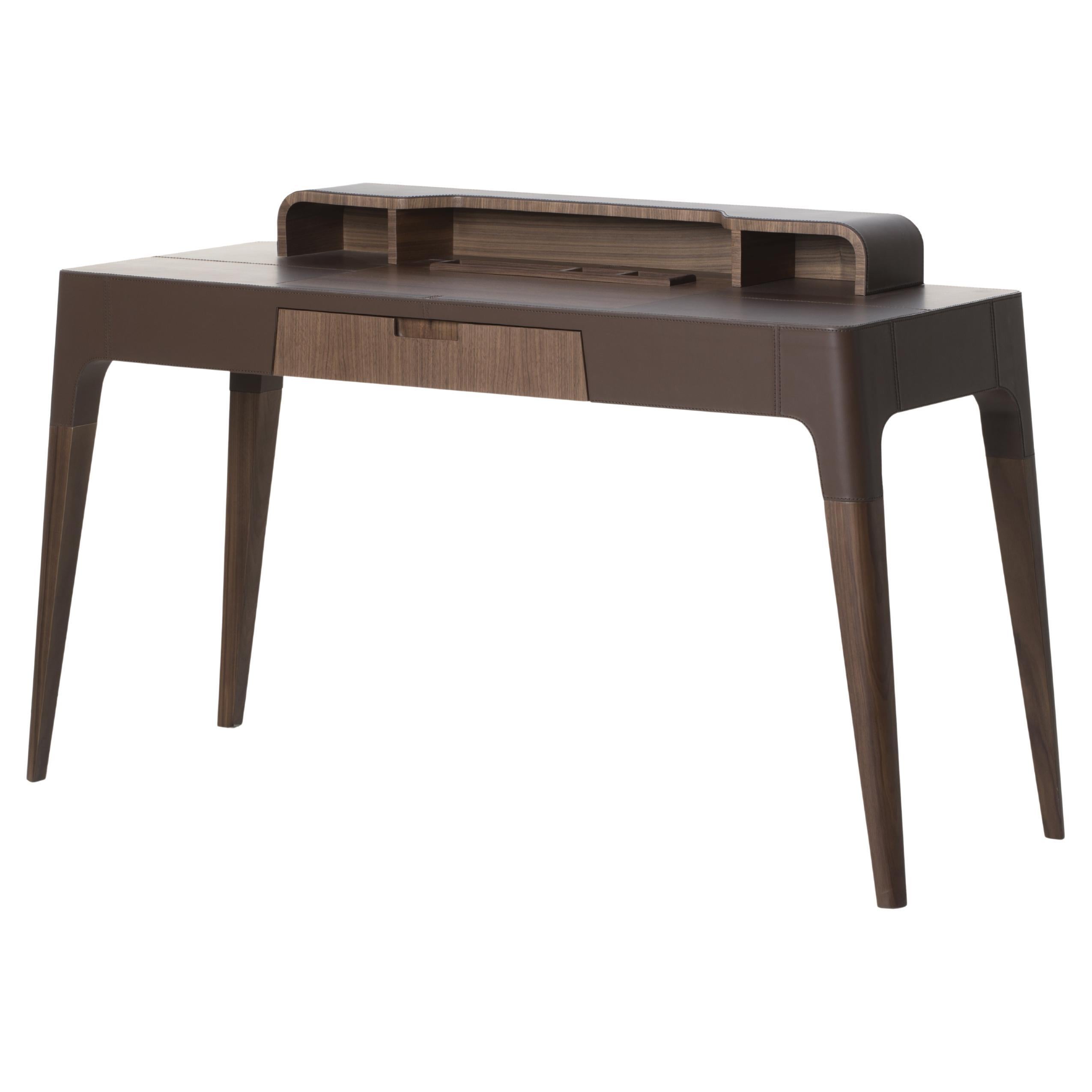 Pre-owned Medea Bridge Table In Brown