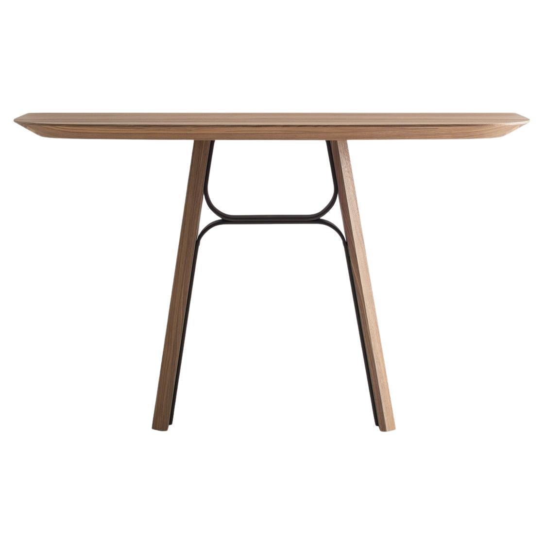Bridge Walnut Console by Morica Design For Sale