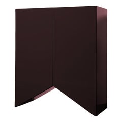 Bridges-Schrank von MULELER VAN SEVEREN Aubergine, lackiert, Medium