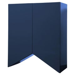 Armario Bridges de Muller Van Severen armario mediano contemporáneo lacado en azul
