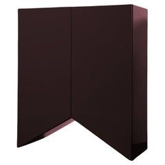 Armadio Bridges, Muller Van Severen, armadio contemporaneo laccato color melanzana M