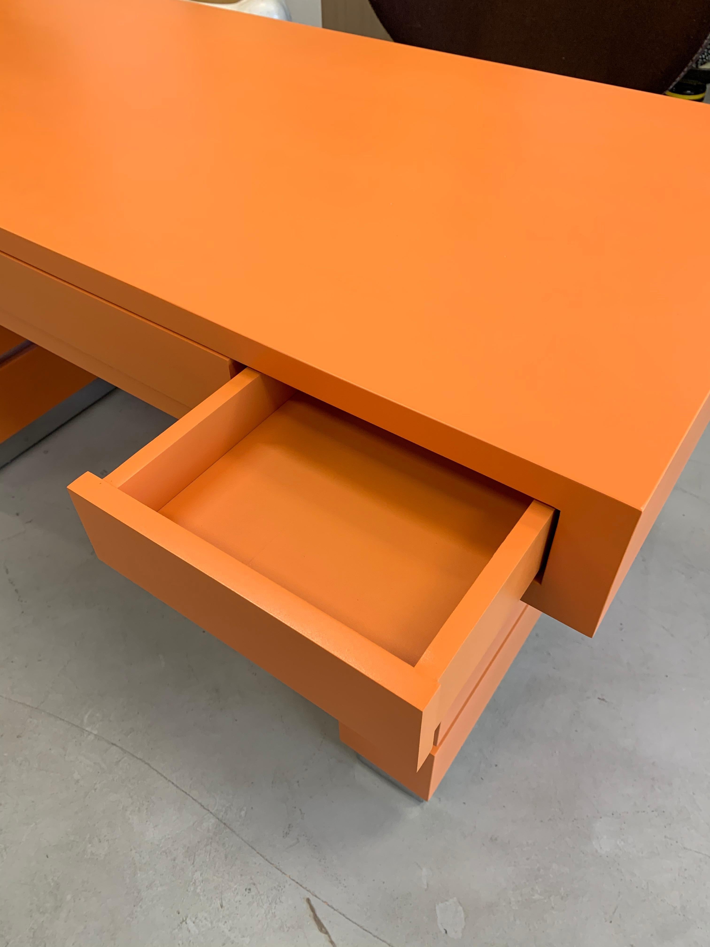 orange desks