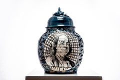 Bridges Sculpture in Stoneware and Luster by Roberto Lugo