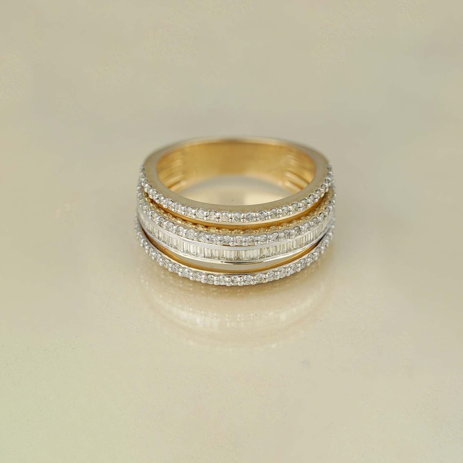 For Sale:  Moi Bridget gold and diamond ring 4