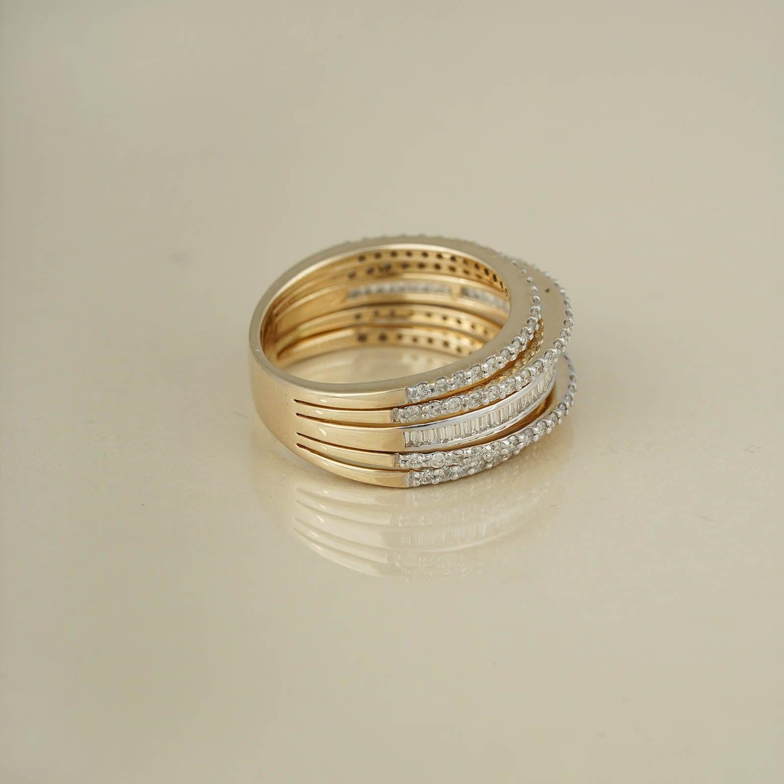 For Sale:  Moi Bridget gold and diamond ring 5
