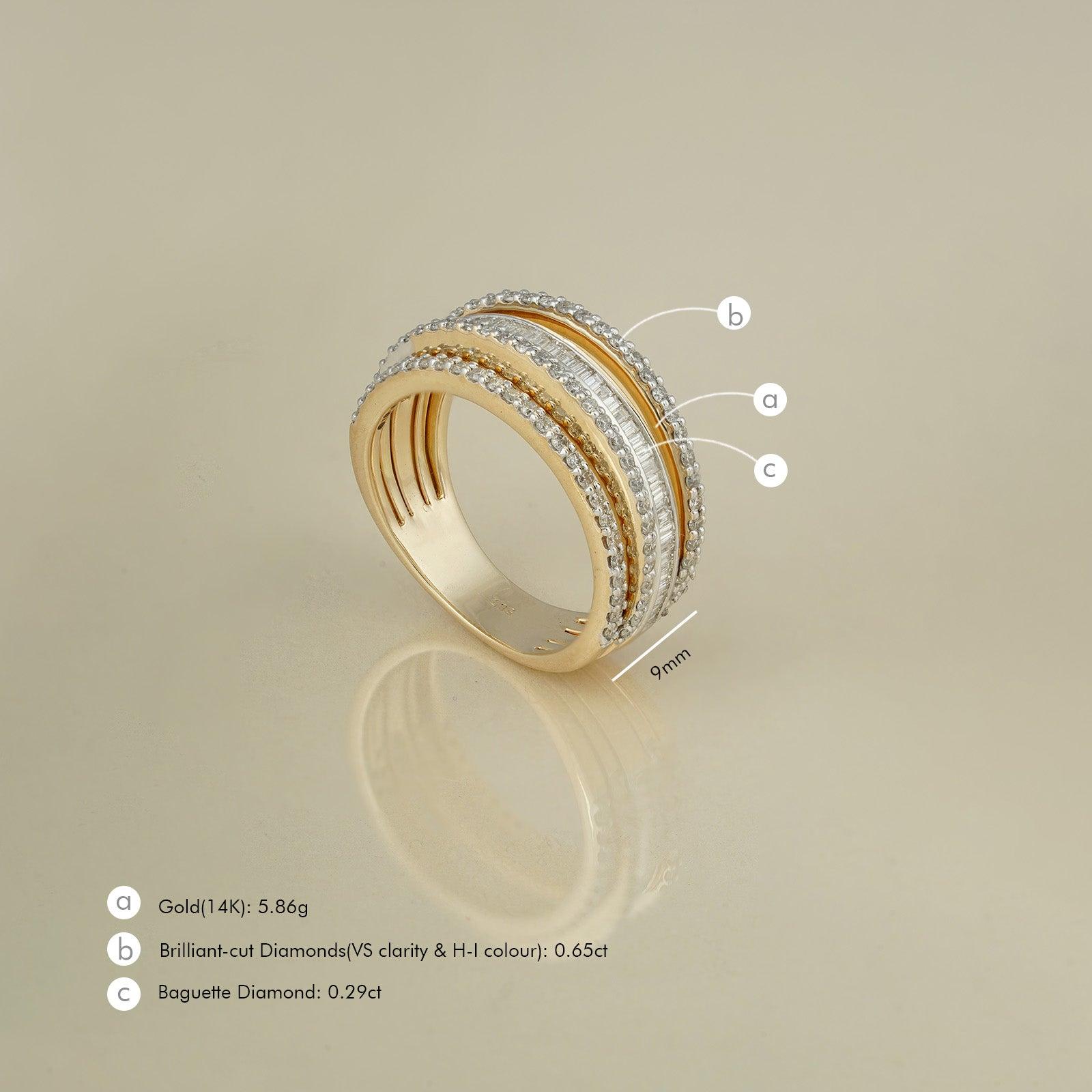 in vendita:  Anello Moi Bridget in oro e diamanti 8