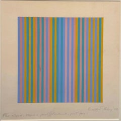 Bridget Riley - Four Colours, Sequence Part Structured, Part Free Four Colours, Sequence Part Structured, Part Free