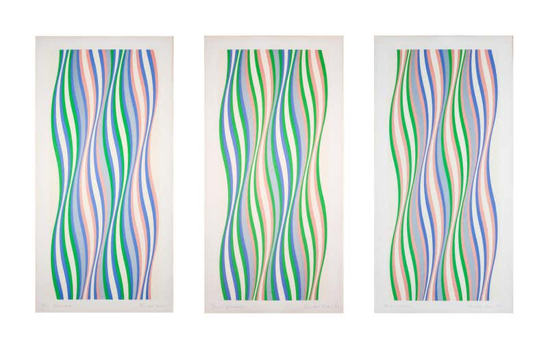 Bridget Riley Art - 12 For Sale at 1stdibs