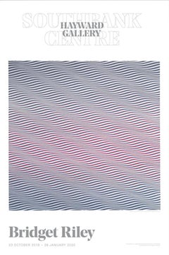 Bridget Riley exhibition poster - Cataract 3