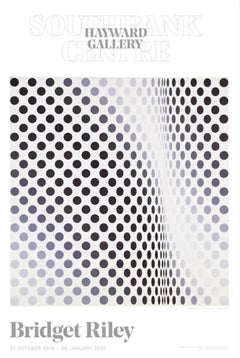 Bridget Riley Exhibition Poster