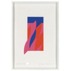 Bridget Riley, One Small Step, Screenprint on Paper, 2009