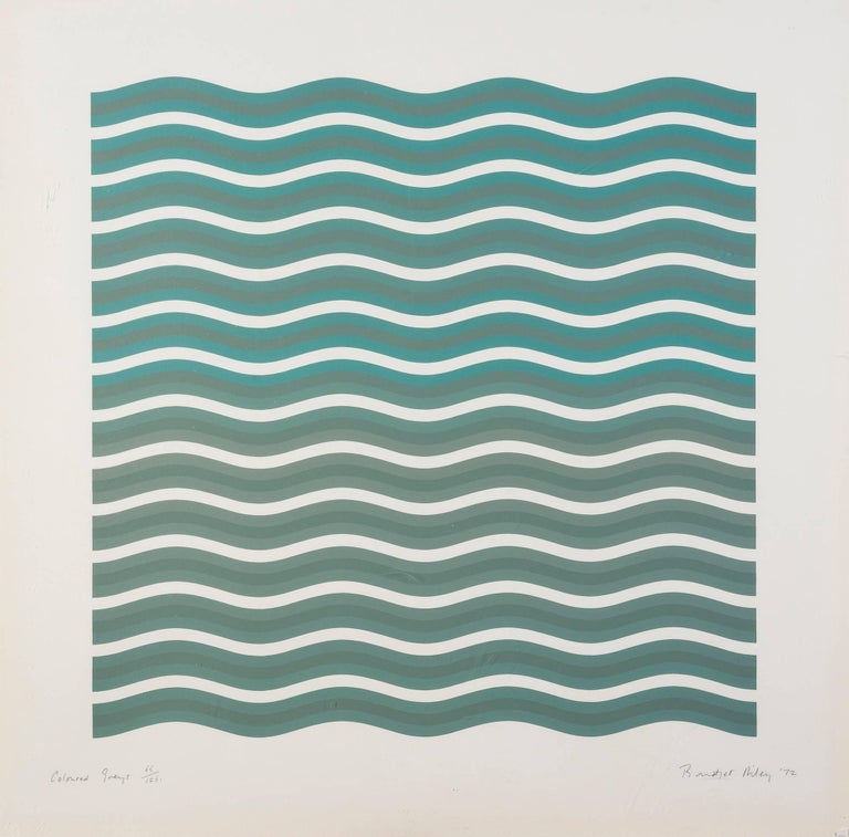 Bridget Riley - Gris colors [2] -- Srigraphie, Art abstrait, Op Art par ...