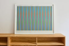 L'uccello di fuoco -- Serigrafia, Arte astratta, Op di Bridget Riley