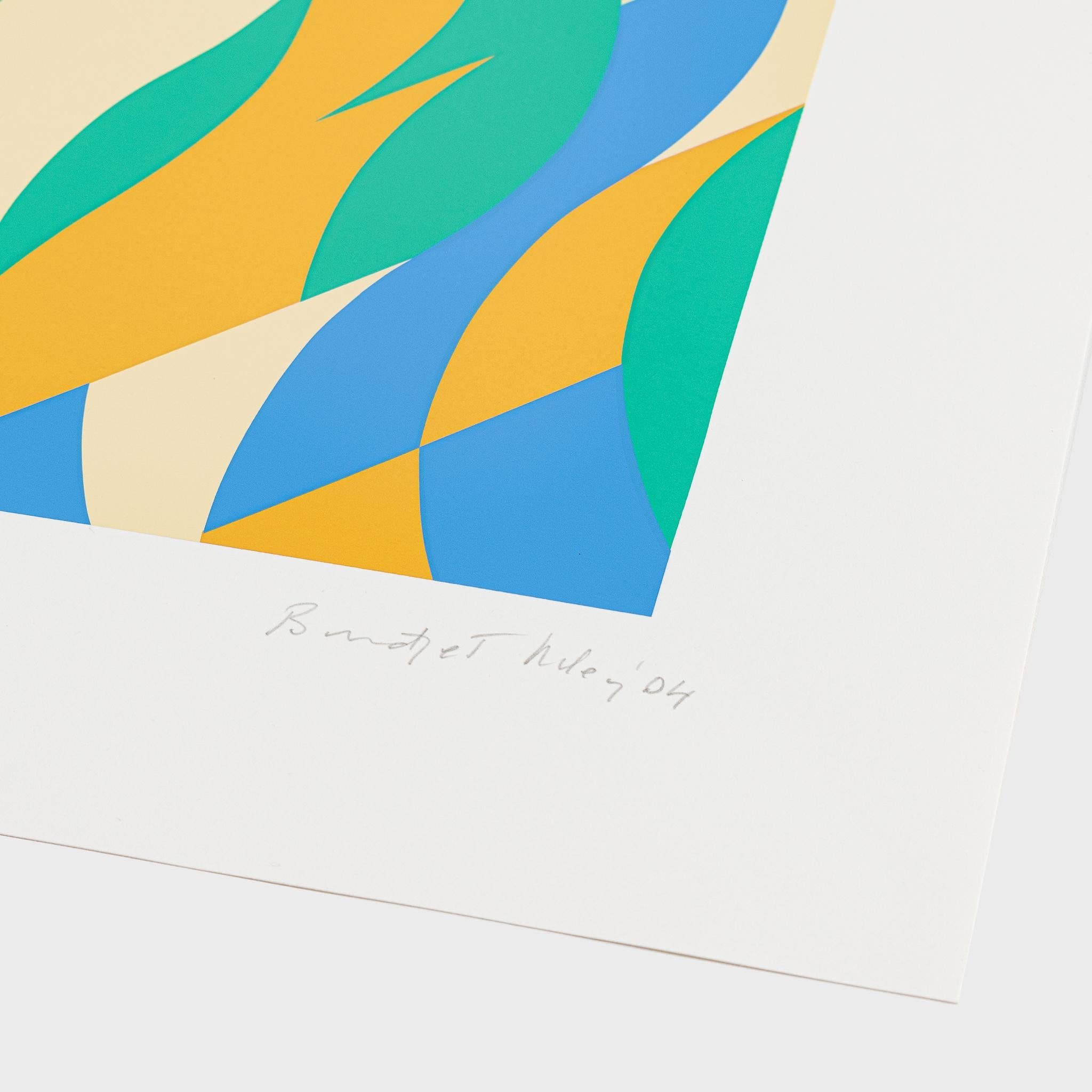 Bridget Riley - Fold Bridget Riley Female British Artist, Colourful ...
