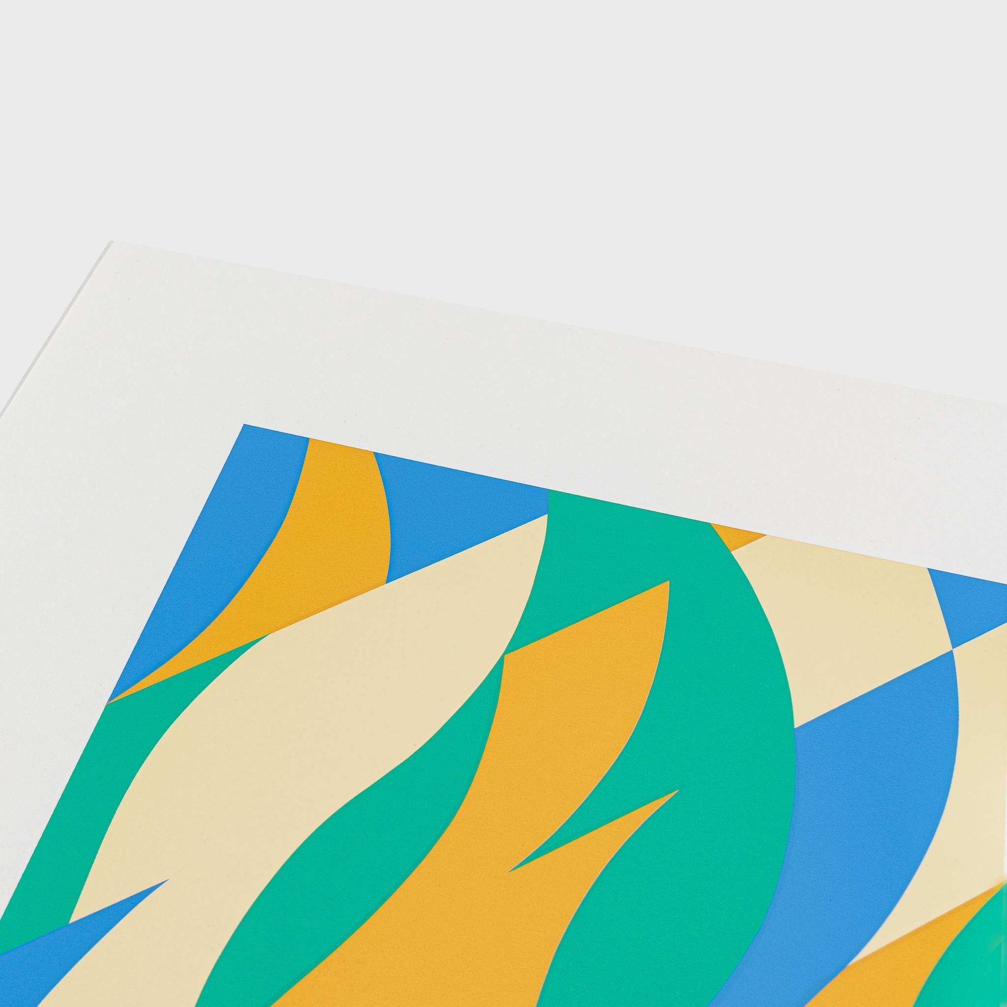 Bridget Riley - Fold Bridget Riley Female British Artist, Colourful ...