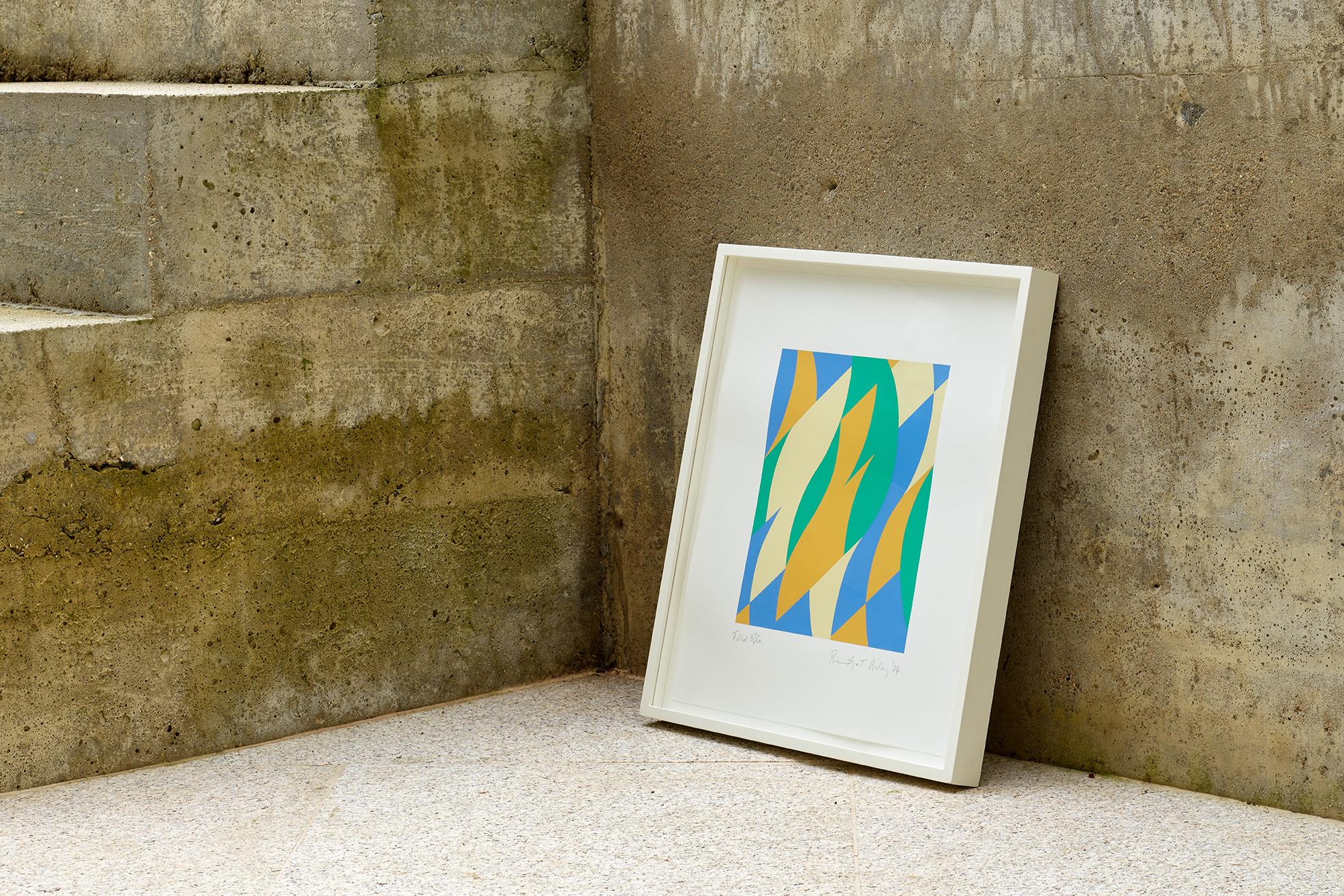 Foldes -- Serigrafia, Arte astratta, Op di Bridget Riley 2