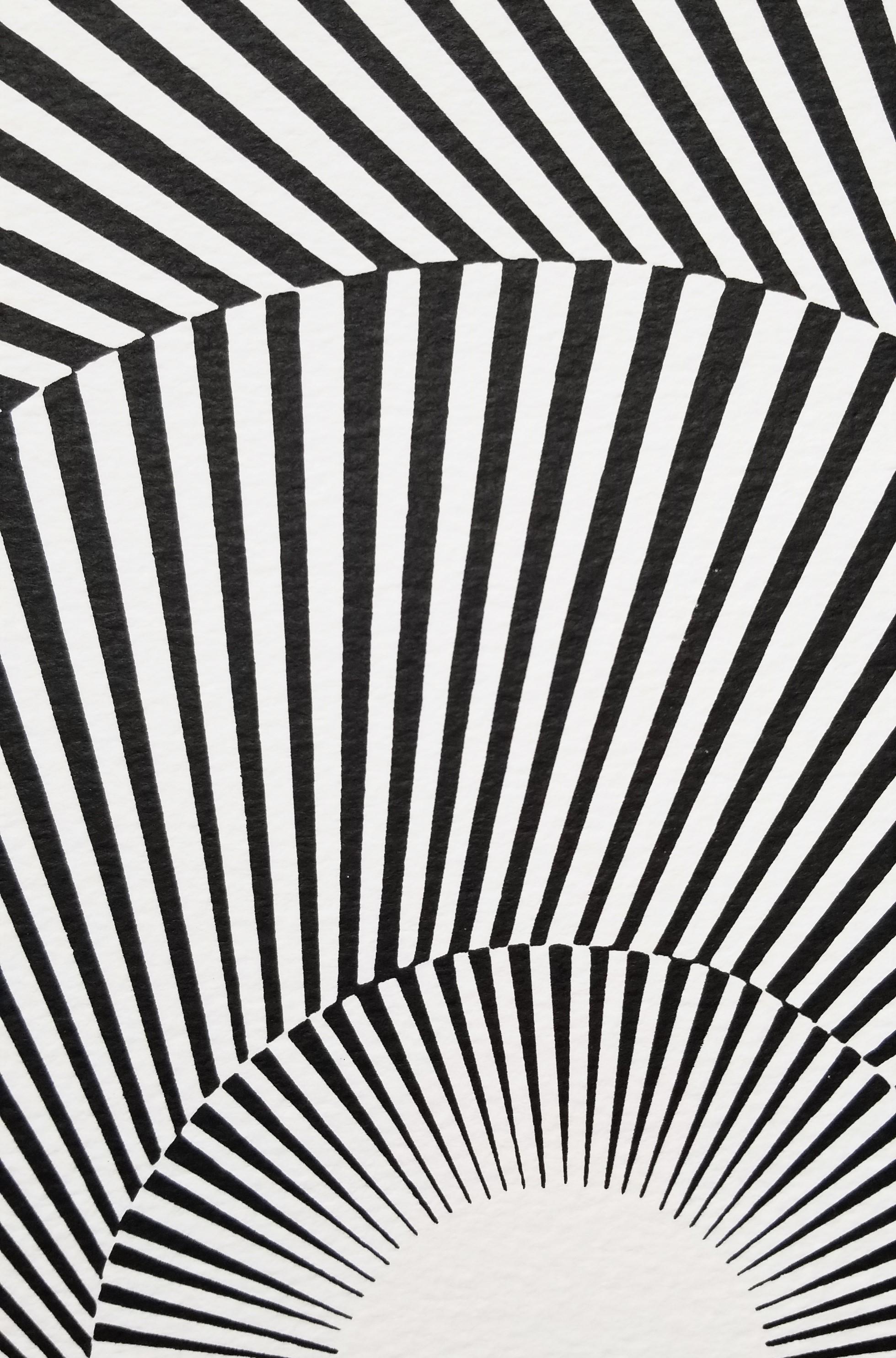 Hayward Gallery (Blaze 4) Poster /// Bridget Riley Abstract Geometric Striped Op For Sale 7