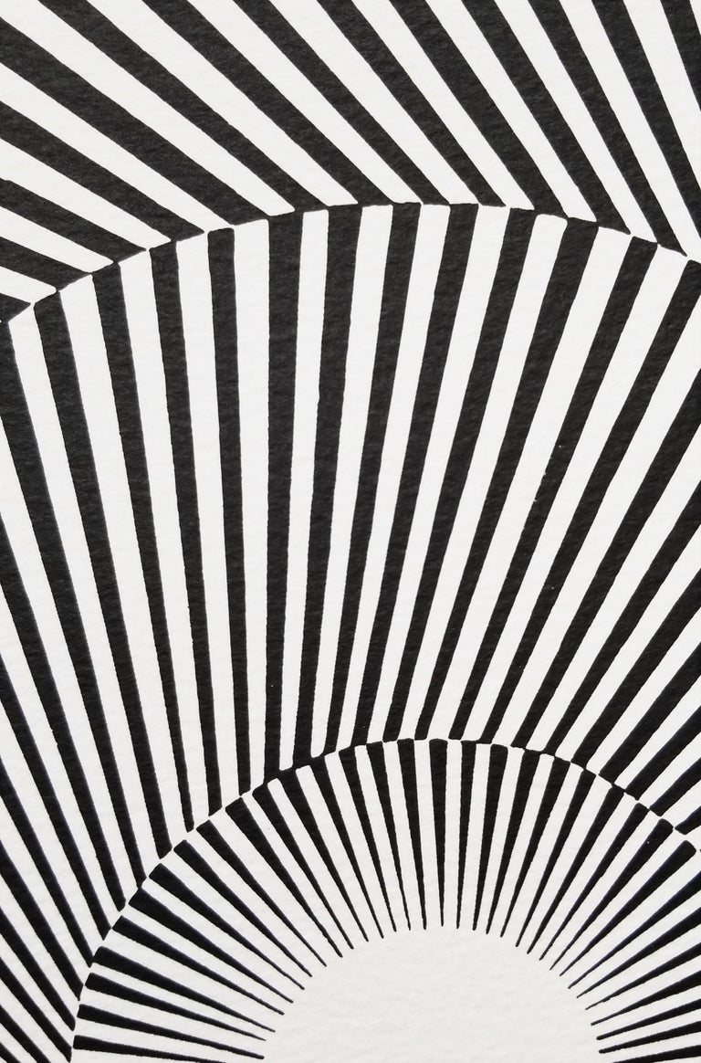 Hayward Gallery (Blaze 4) Poster /// Bridget Riley Abstract 