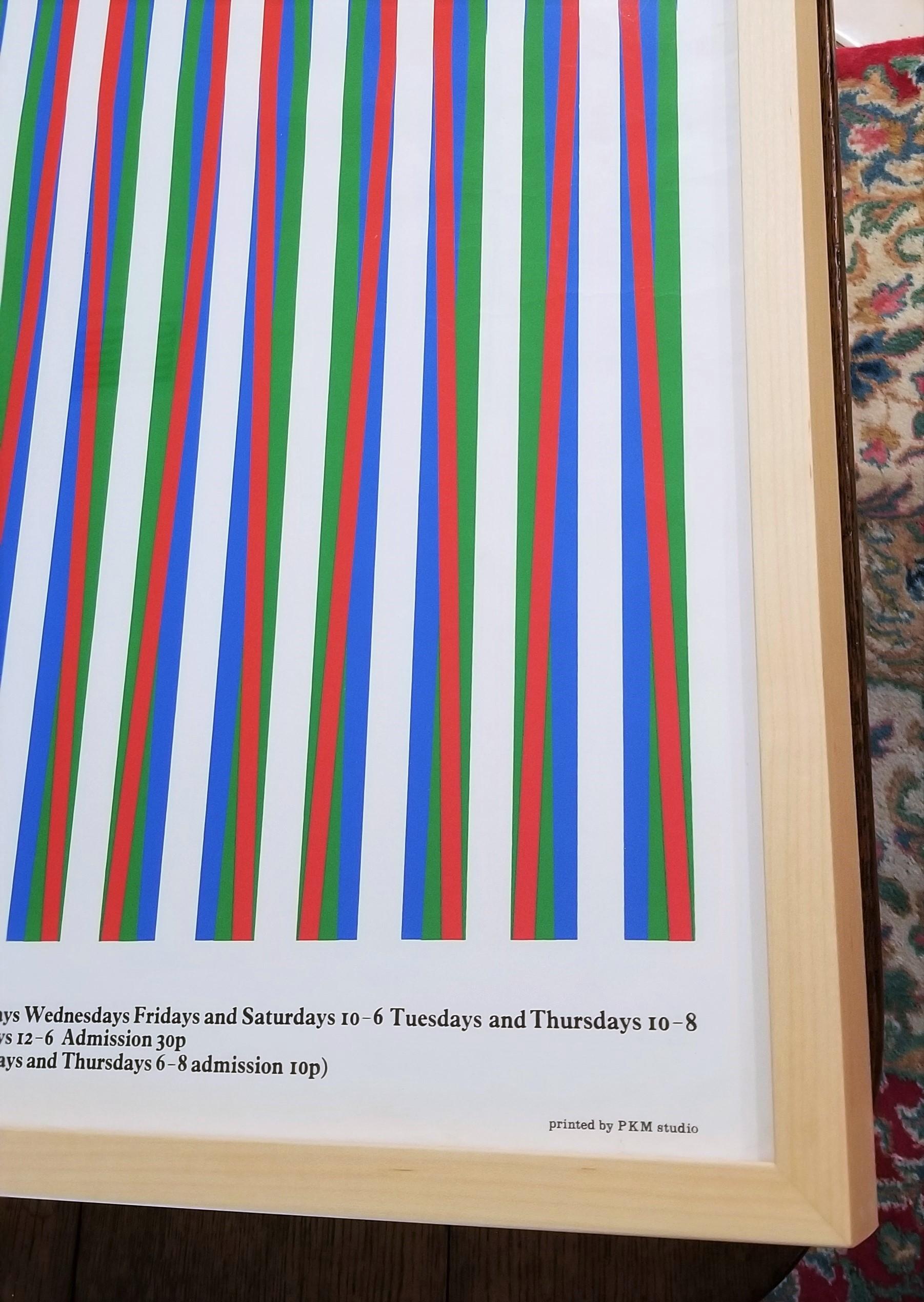 Bridget Riley Hayward Gallery (Firebird) Poster 2