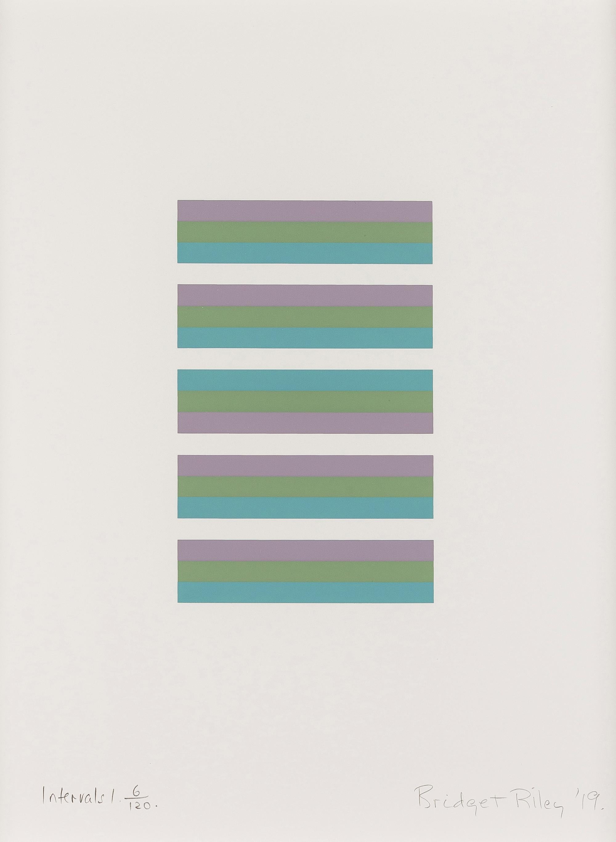 bridget riley intervals