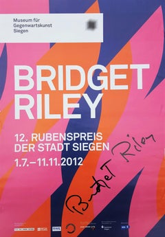 Museum für Gegenwartskunst Siegen (Two Reds with Violet) Poster (Signed)